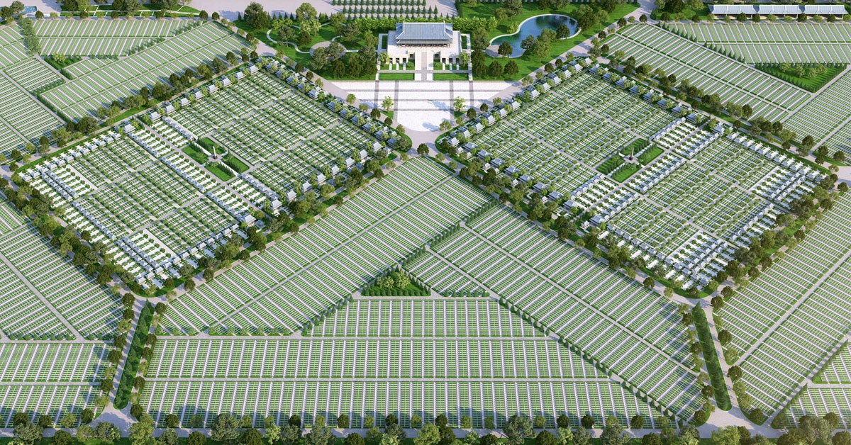 Khám phá mô hình công viên nghĩa trang với lăng kính định hướng của Sala Garden